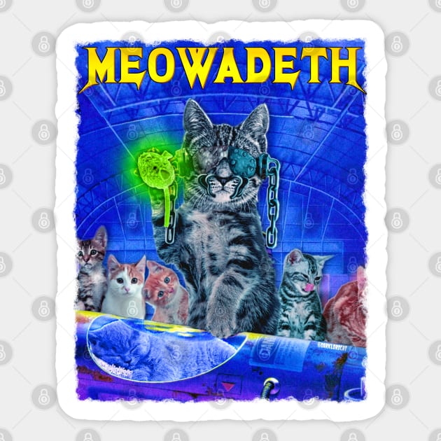 Meowadeth Sticker by darklordpug